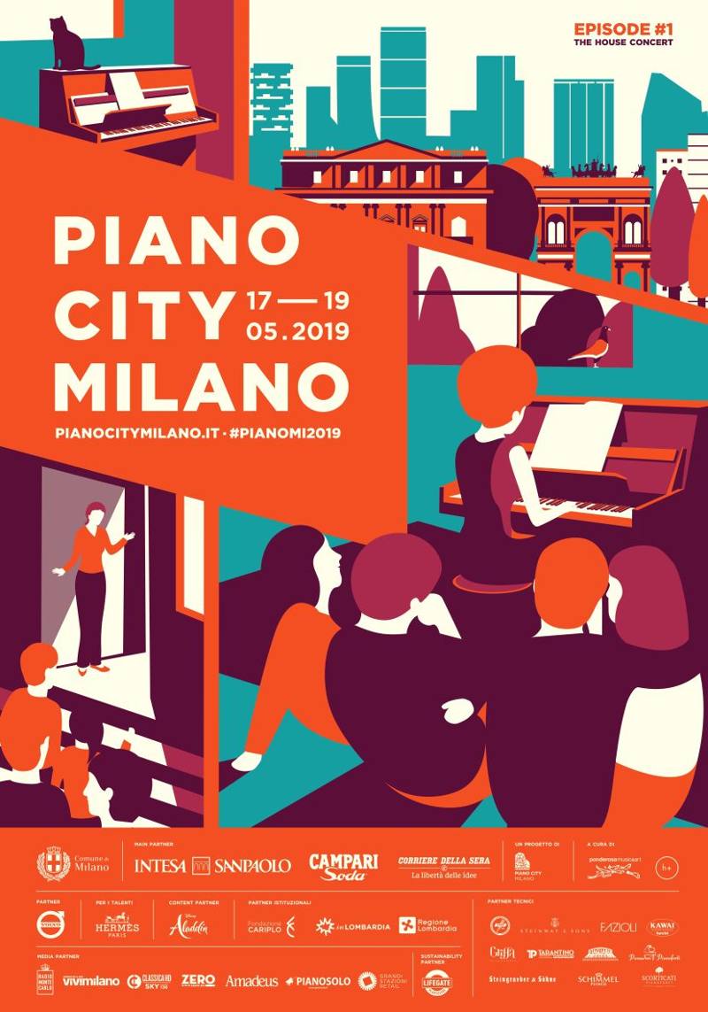 Piano City Milano 2019 - Locandina